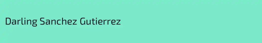 Darling Sanchez Gutierrez